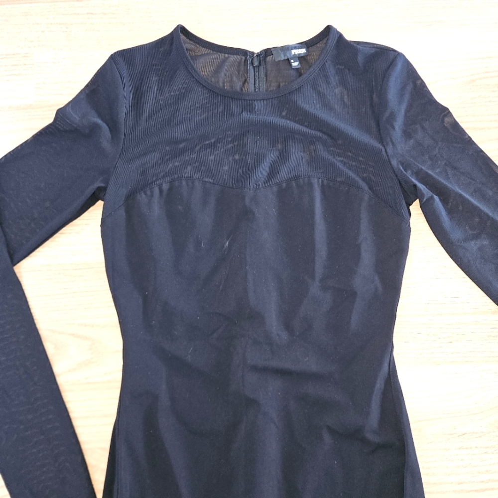 WILFRED FREE Black Long Sleeve Dress